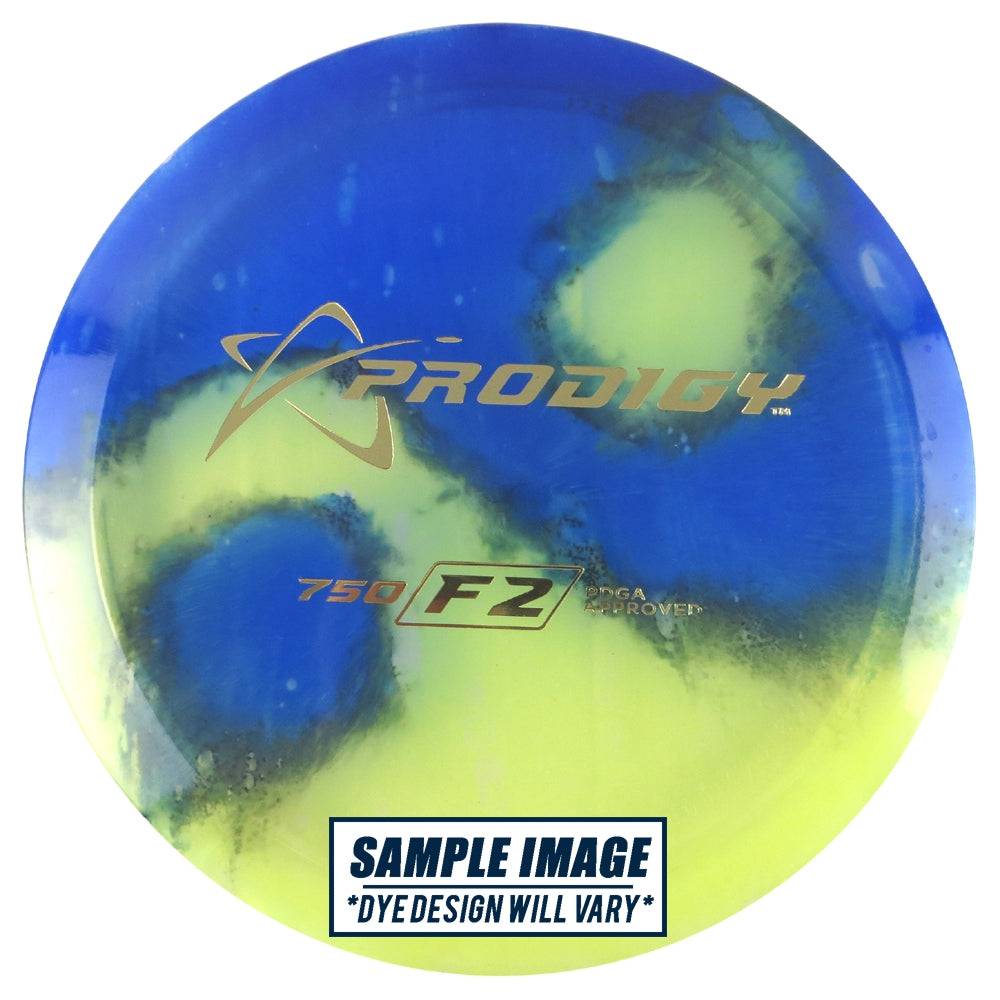 Prodigy Disc Golf Disc Prodigy Tie-Dye 750 Series F2 Fairway Driver Golf Disc
