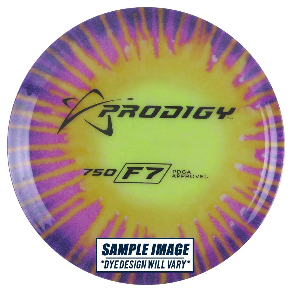 Prodigy Disc Golf Disc Prodigy Tie-Dye 750 Series F7 Fairway Driver Golf Disc
