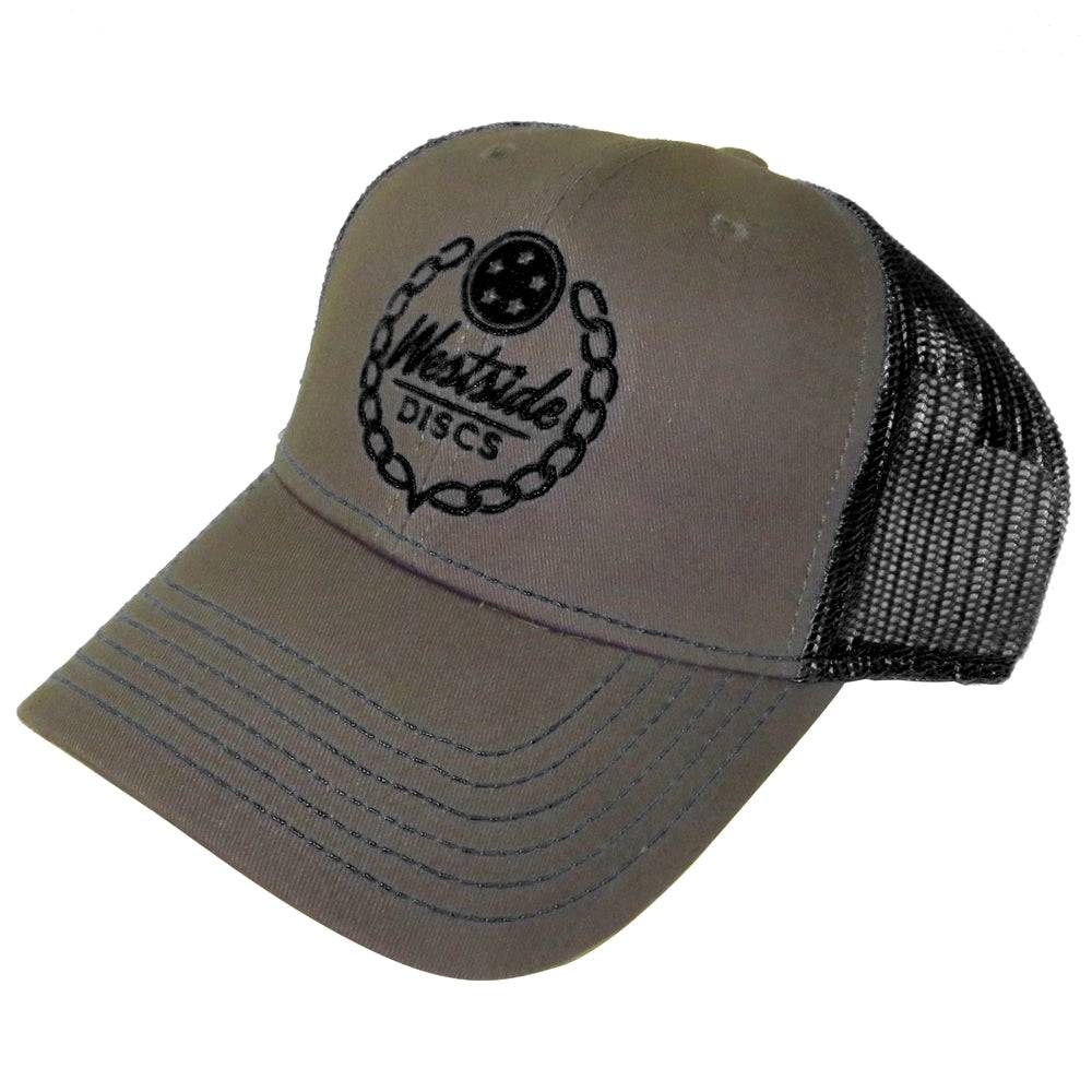 Westside Discs Apparel Gray / Black Westside Discs Logo Snapback Mesh Disc Golf Hat