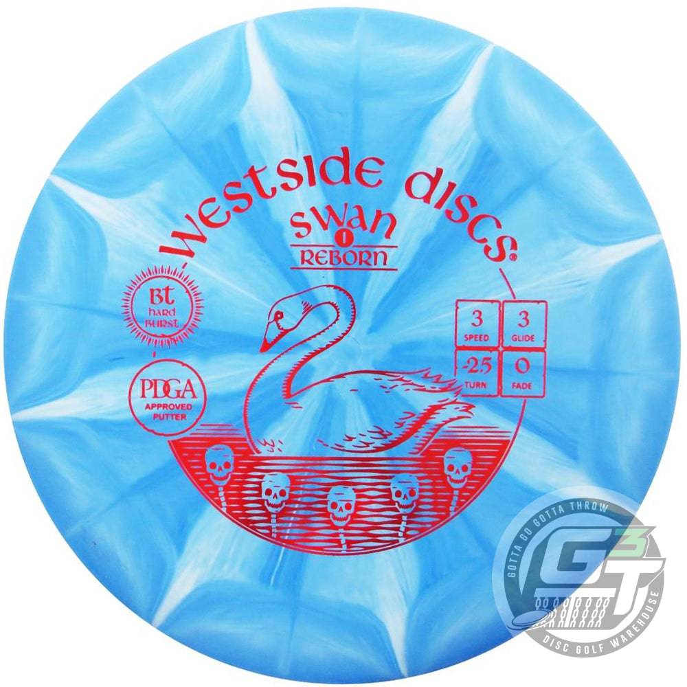 Westside Discs Golf Disc Westside BT Hard Burst Swan 1 Reborn Putter Golf Disc