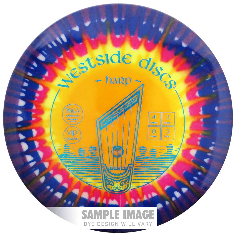 Westside Discs Golf Disc Westside MyDye VIP Harp Putter Golf Disc