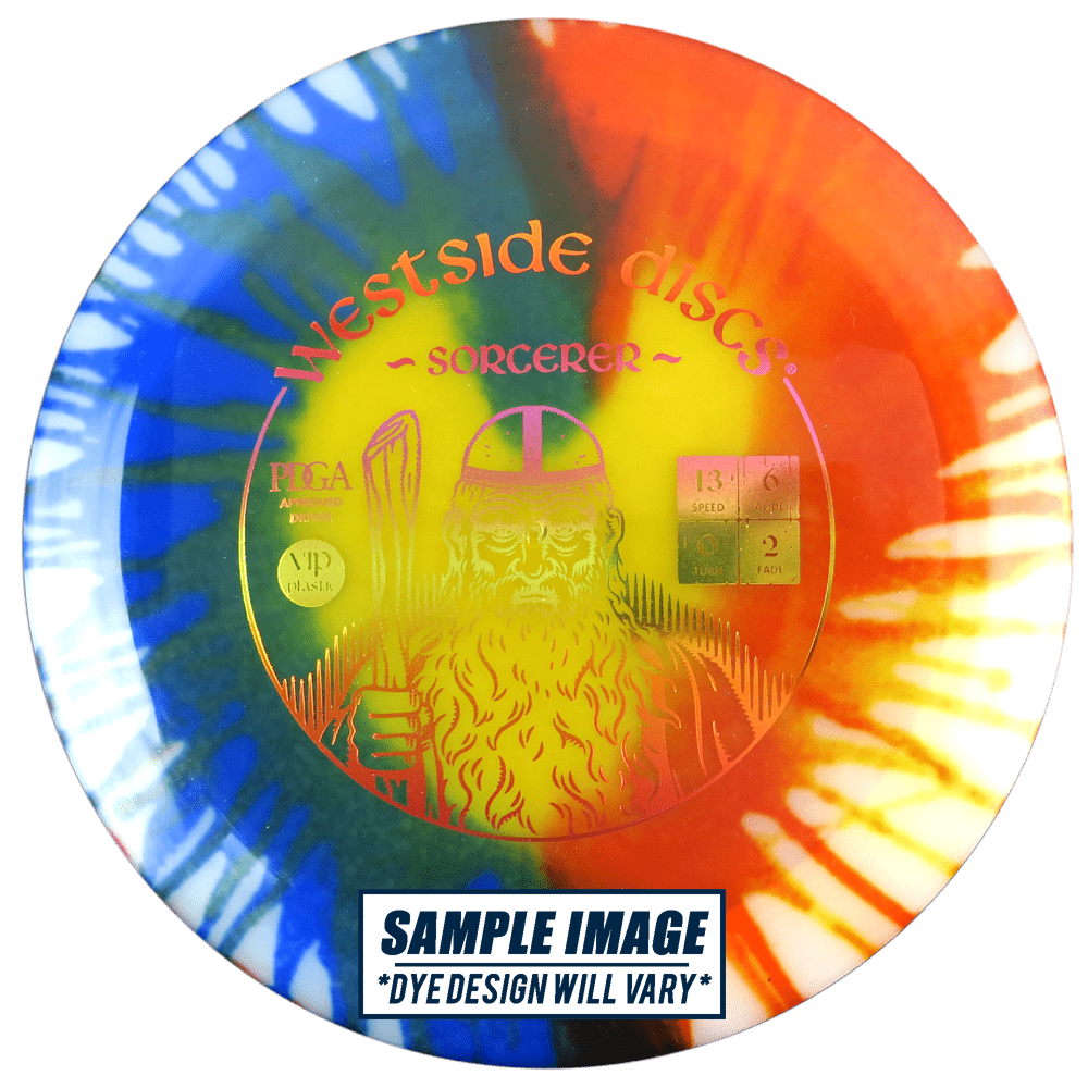 Westside Discs Golf Disc Westside MyDye VIP Sorcerer Distance Driver Golf Disc