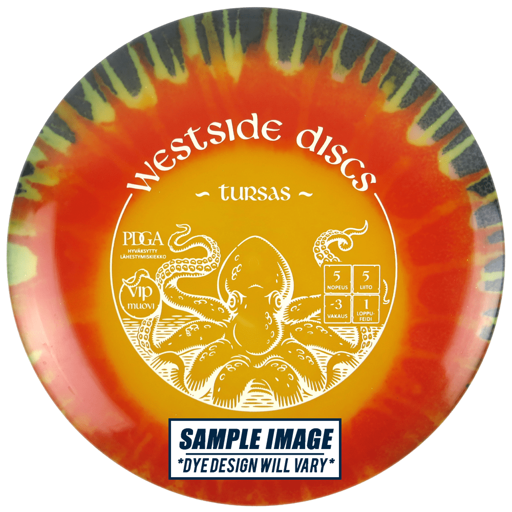 Westside Discs Golf Disc Westside MyDye VIP Tursas Midrange Golf Disc