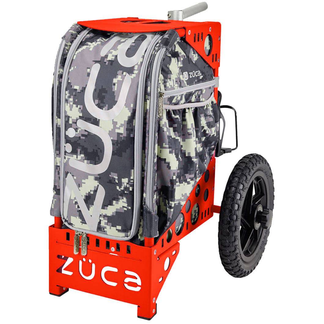 ZUCA Cart Red / Anaconda (Digital Camo) ZUCA Disc Golf Cart – Red